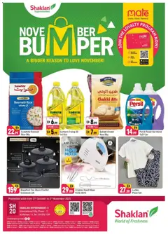 Preview of the catalogue November Bumper - Al Warsan of store Shaklan valid from 31 Oct, 2025