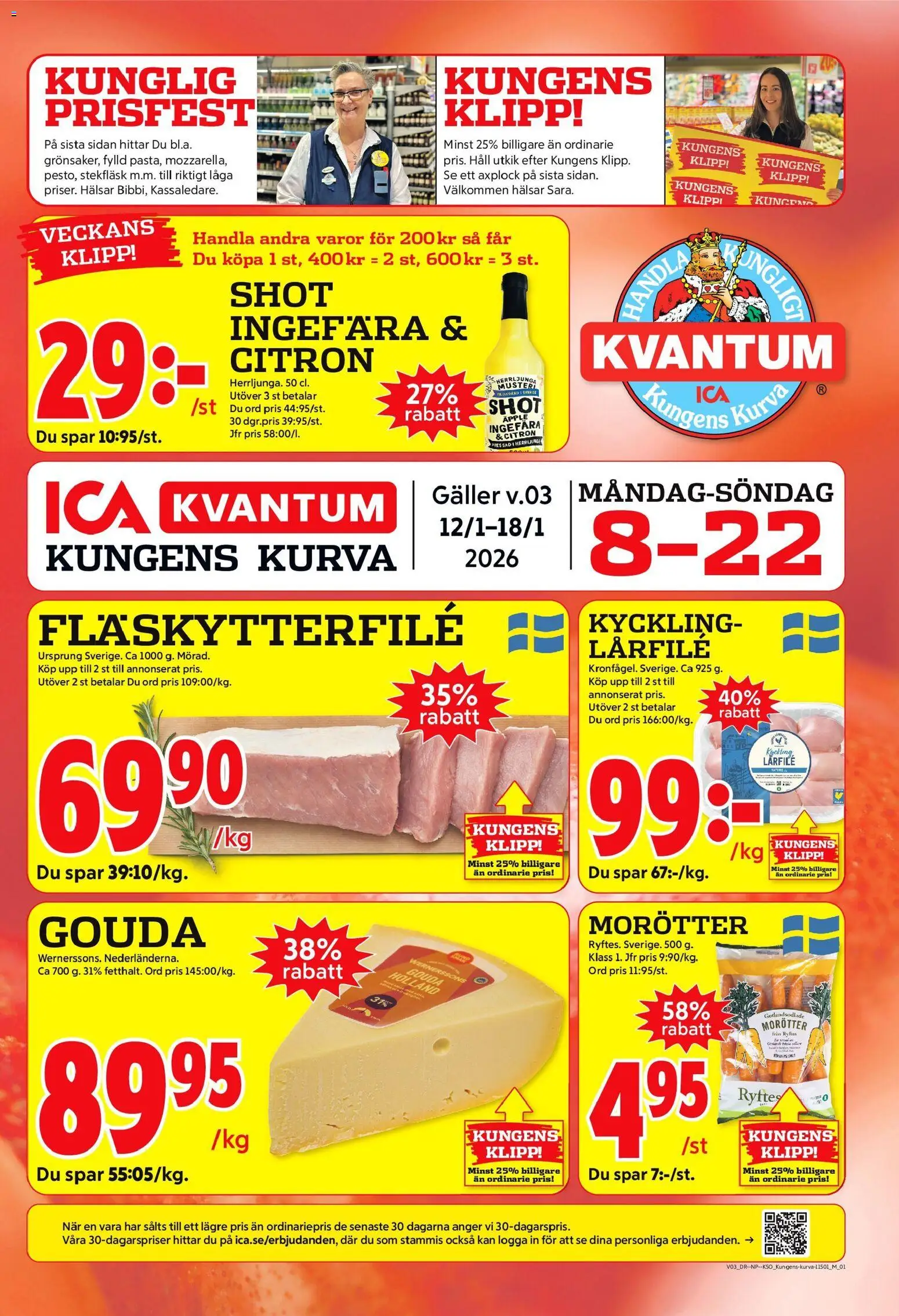 Förhandsgranska reklamblad Kungens Kurva från butik ICA Kvantum gäller från 12/01/2026