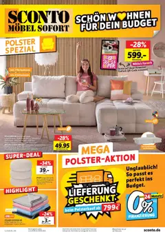 Vorschau von dem Prospekt des Geschäftes Sconto, gültig ab dem 09.08.2025