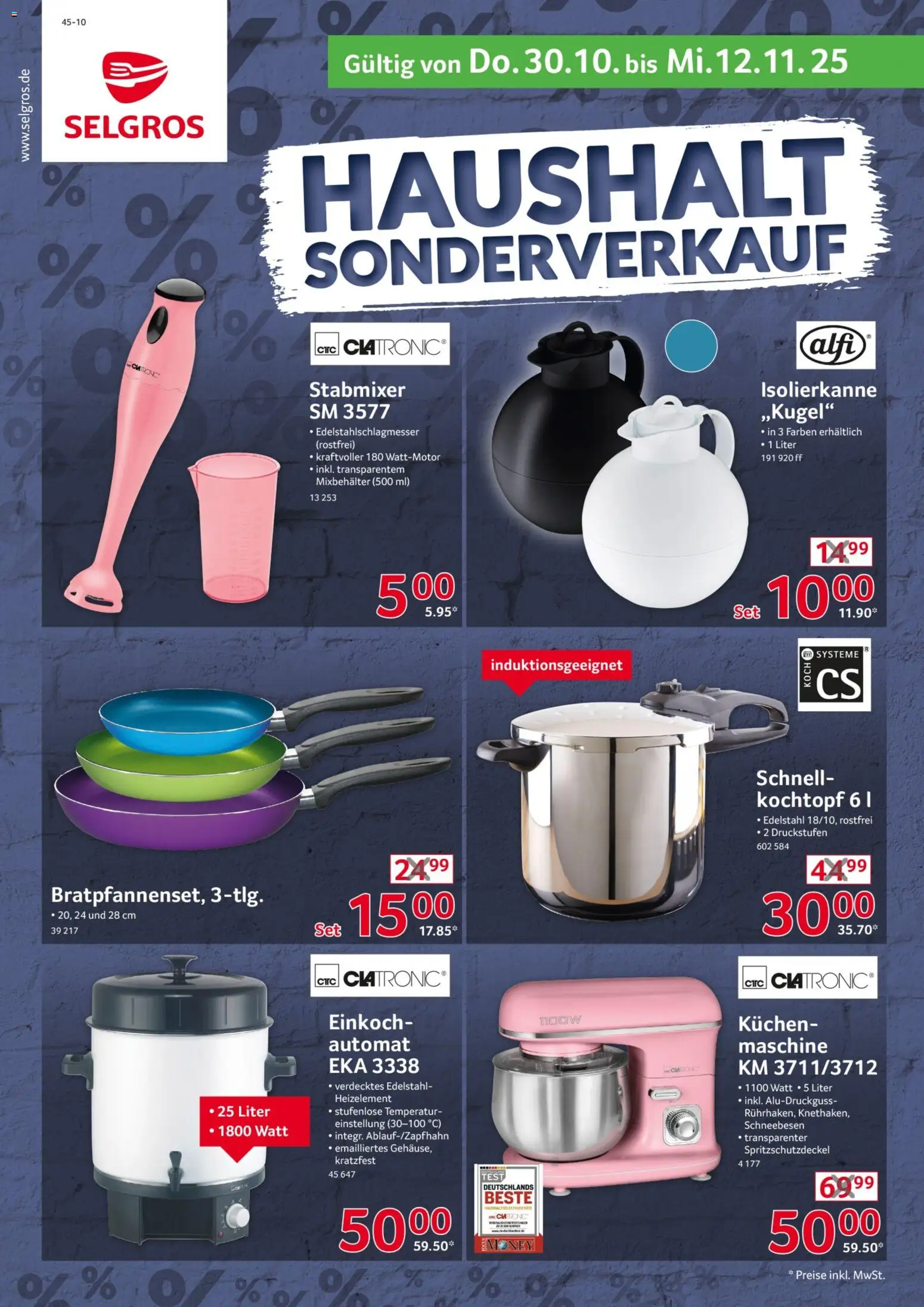 Selgros Sonderverkauf (vom 30.10.2025 - 12.11.2025)