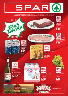 Vorschau des Merkblatts Aktionen vom Shop SPAR gültig von 28.08.2025 bis 03.09.2025