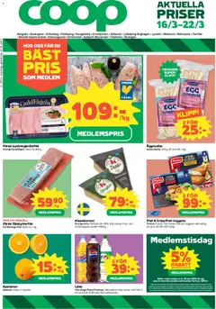 Förhandsgranska reklamblad Coop erbjudanden från butik Coop gäller från 16/03/2026