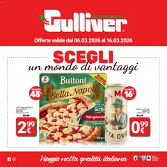 Anteprima dell'opuscolo Gulliver volantino dal negozio Gulliver valido da 06/03/2026