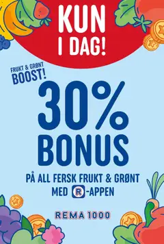 Forhåndsvis Frukt & Grønt boost fra butikk Rema 1000 gyldig fra 15/01/2026