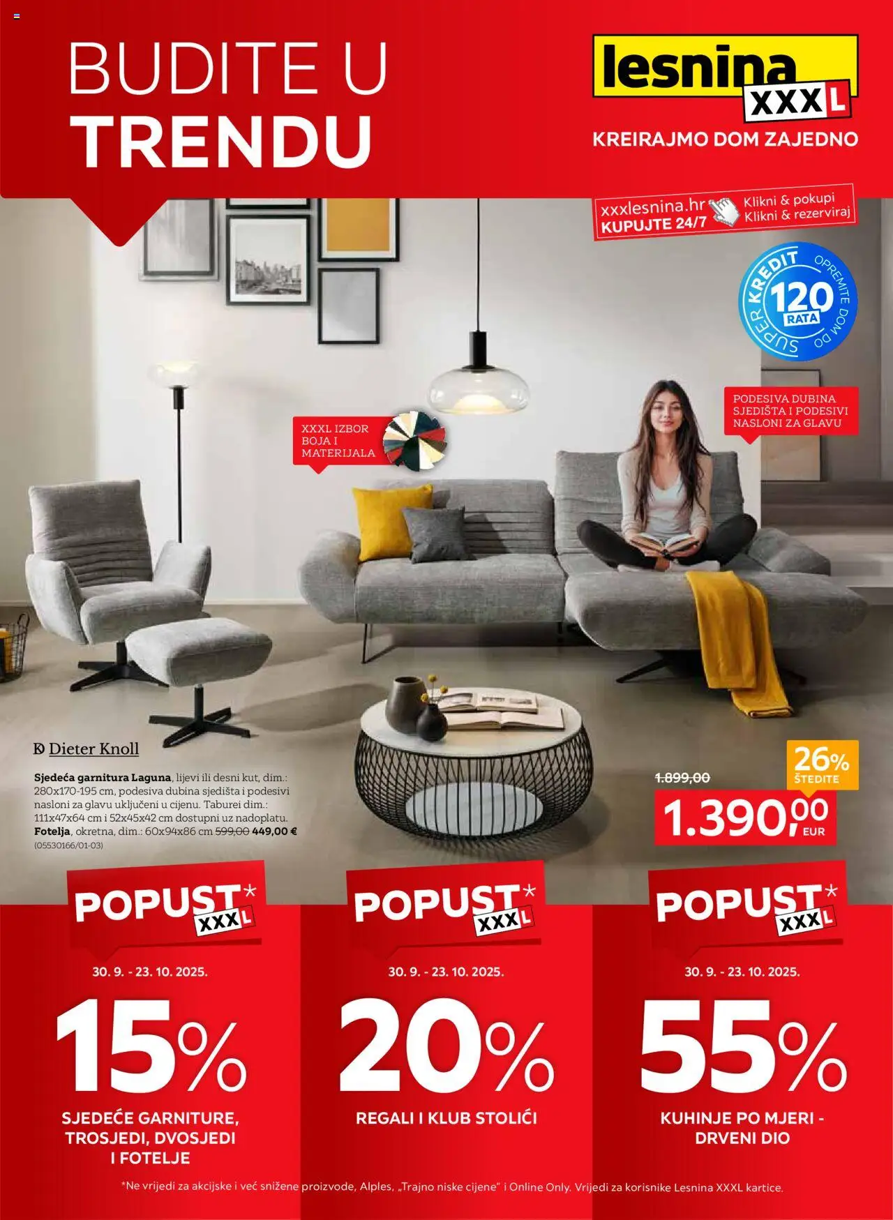 Lesnina aktualni Katalog vrijedi od 30.09.2025 - tjedna akcija broj stranice 1