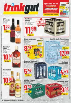 Vorschau von dem Prospekt des Geschäftes Trinkgut, gültig ab dem 05.01.2026