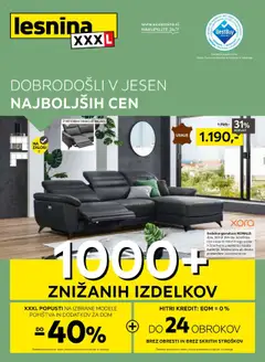 Predogled kataloga iz trgovine XXXL Lesnina veljaven od 30.09.2025