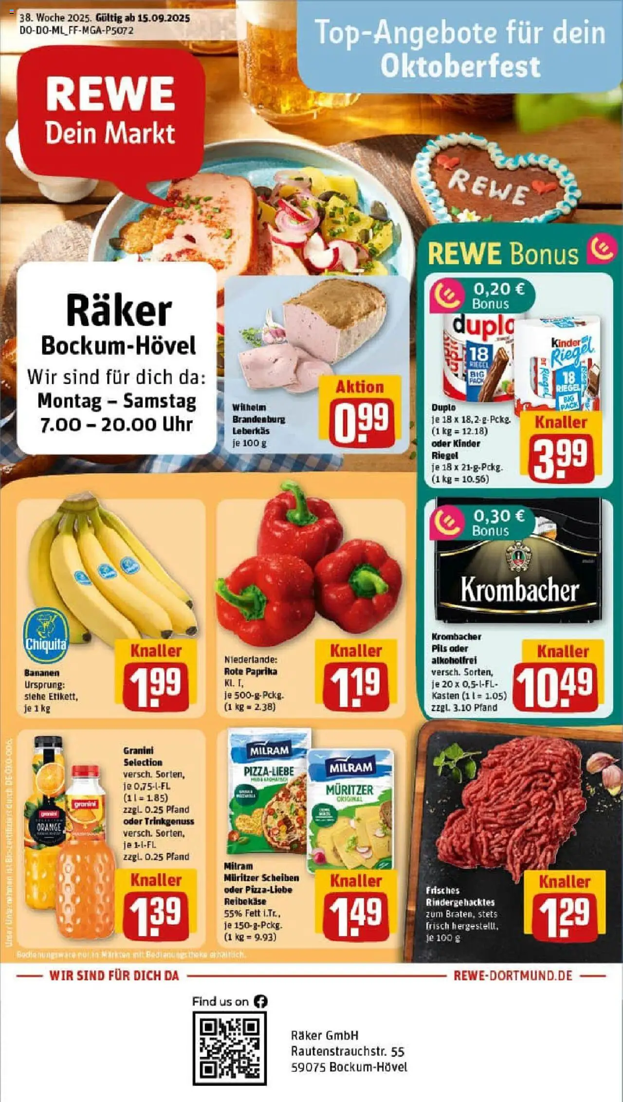 REWE Prospekt ab 14.09.2025 nächste Woche - Prospekt Hamm	