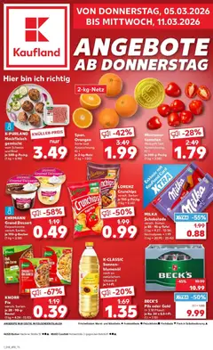 Vorschau von dem Prospekt des Geschäftes Kaufland, gültig ab dem 05.03.2026