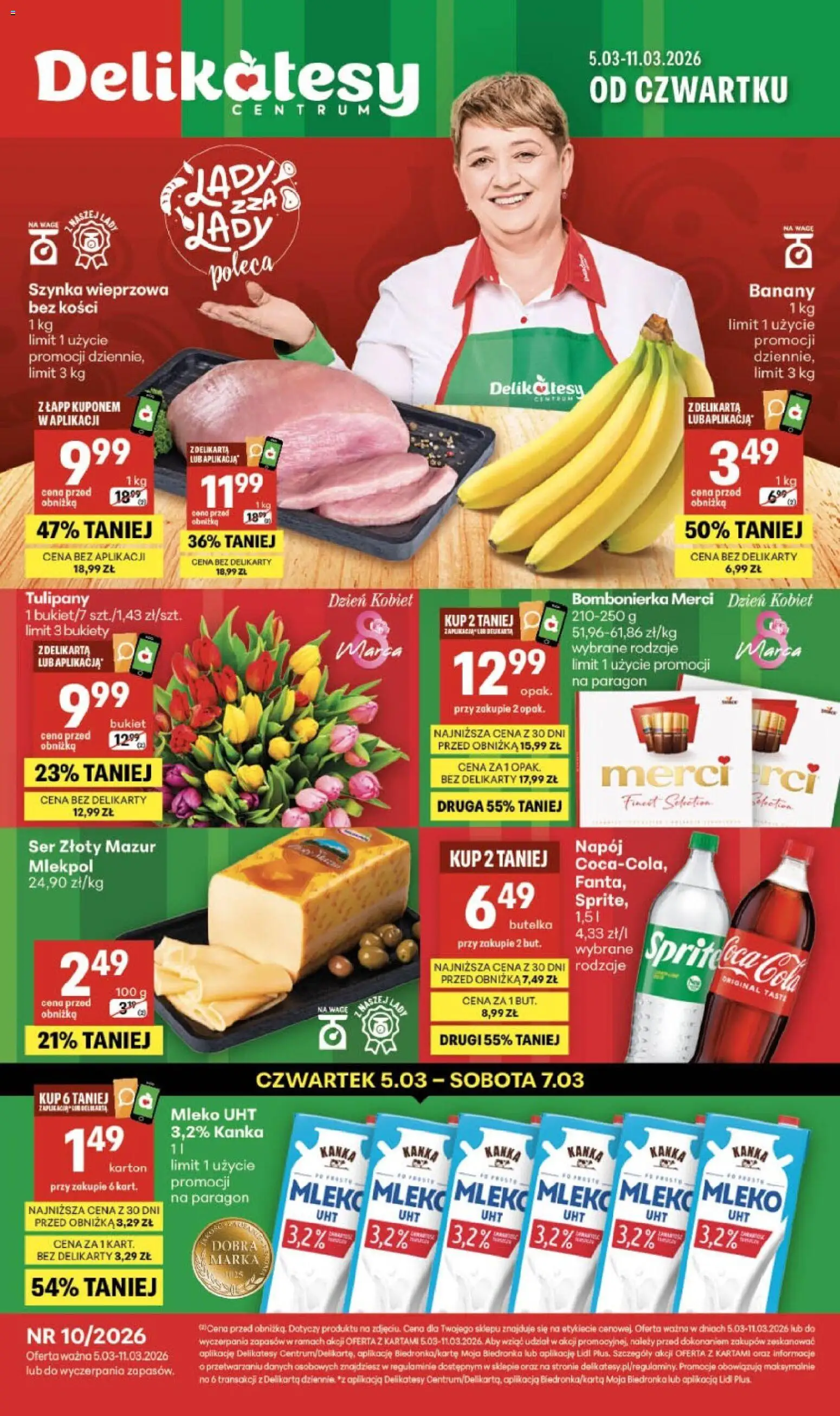 Pogląd gazetki "Delikatesy Centrum gazetka" ze sklepu Delikatesy Centrum ważnej od 05.03.2026