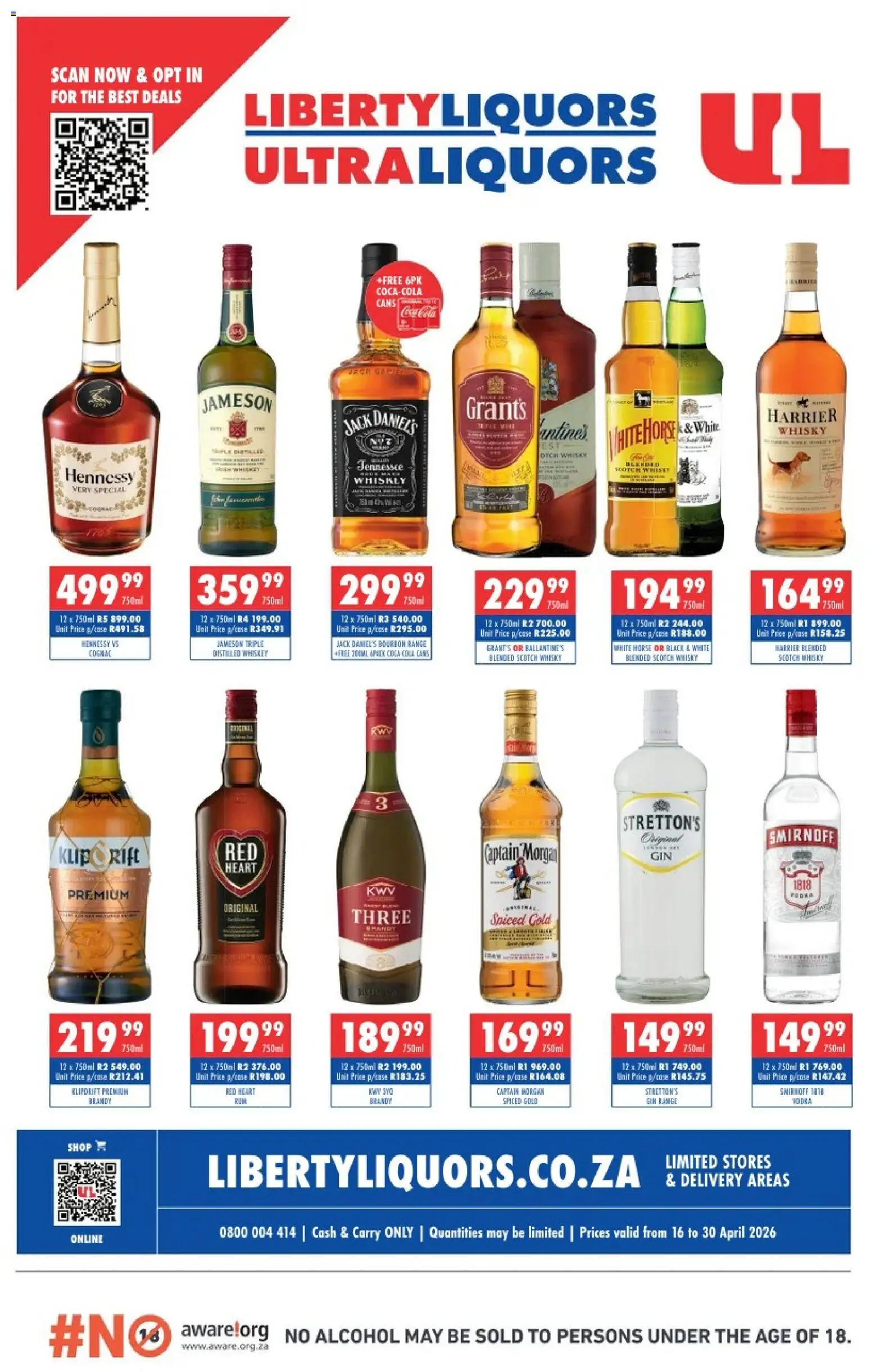 Preview of Ultra Liquors flyer valid from 16/04/2026