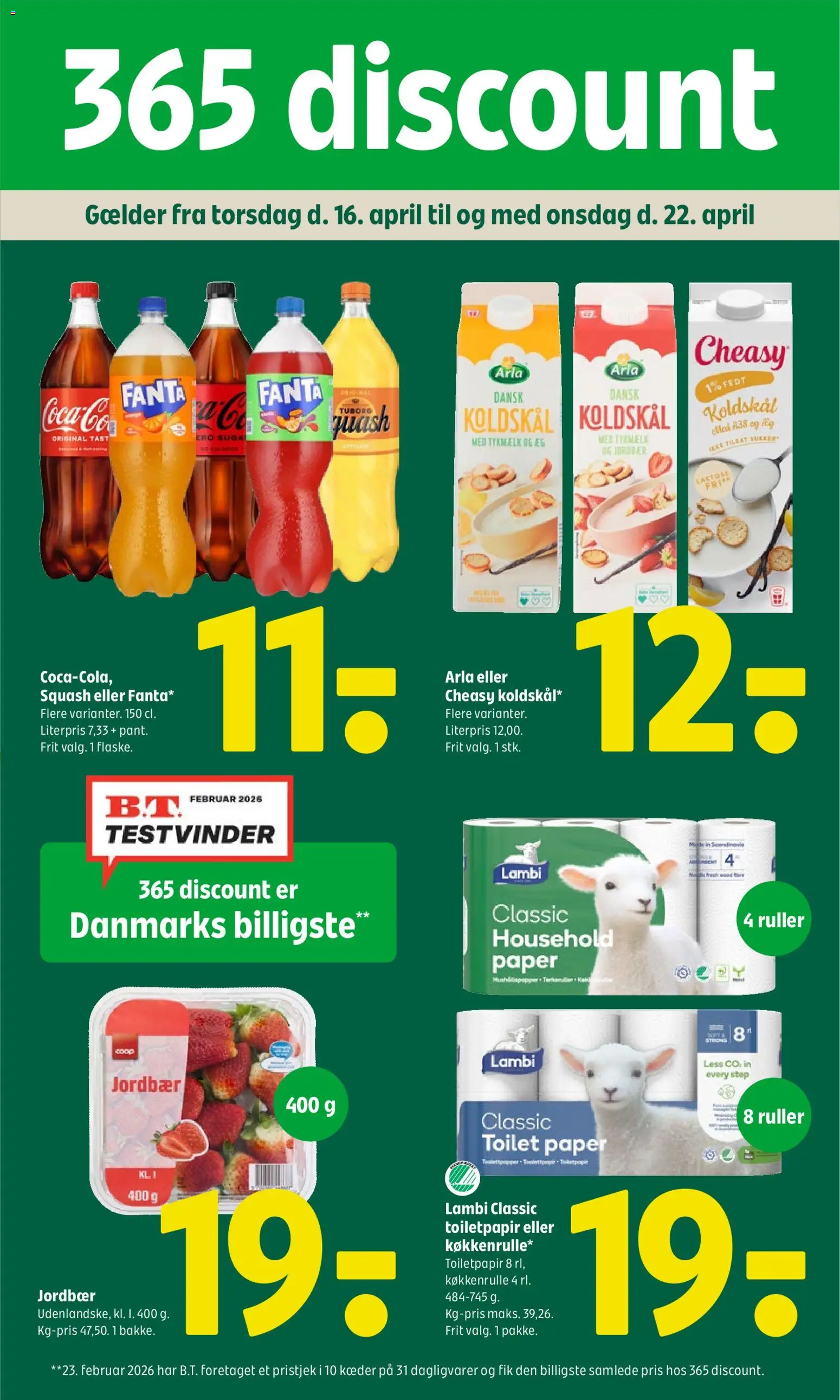Eksempel på tilbudsavis Coop 365 - Tilbudsavis fra butik Coop 365 gyldig fra 16/04/2026