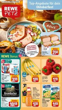 Vorschau von dem Prospekt des Geschäftes Rewe, gültig ab dem 14.09.2025