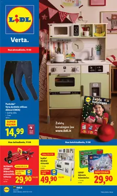 LIDL parduotuvės leidinio Black Friday galiojančio nuo 2025.11.03 peržiūra
