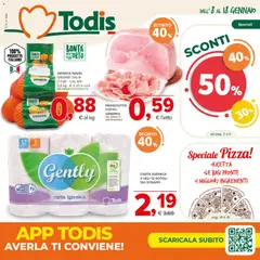 Anteprima dell'opuscolo Volantino Campania - Calabria dal negozio Todis valido da 08/01/2026