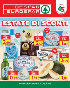 Anteprima dell'opuscolo Volantino Sardegna dal negozio Despar valido da 17/07/2025