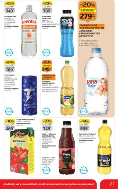 Auchan - Akciós újság Auchan megtekintése, amely érvényes 2025.11.06.-től | Oldal: 27