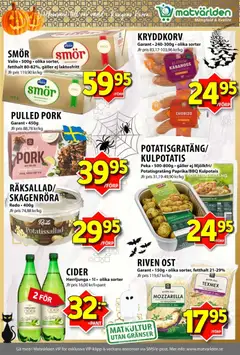 Förhandsgranska reklamblad Aktuella reklamblad Matvärlden från butik Matvärlden gäller från 03/11/2025 | Sida : 4
