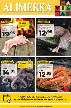 Vista previa del folleto de la tienda Alimerka válido desde el 26/12/2025 