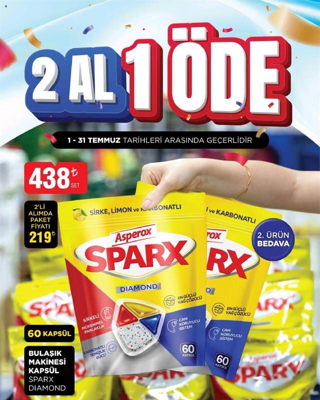 BİM - 01-31 temmuz, 2 Al 1 Öde