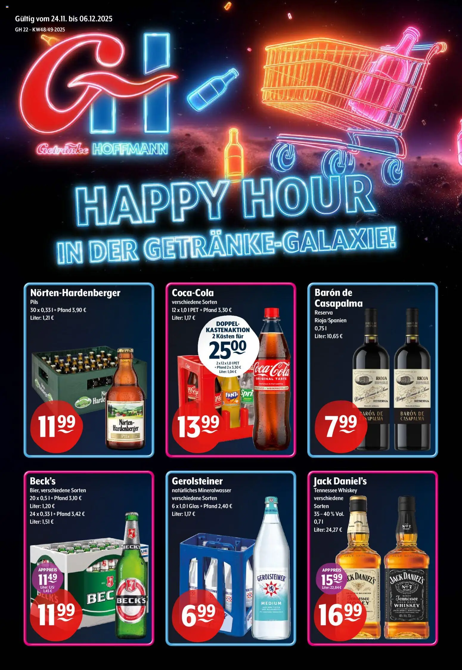 Vorschau von dem Prospekt des Geschäftes Getränke Hoffmann, gültig ab dem 24.11.2025