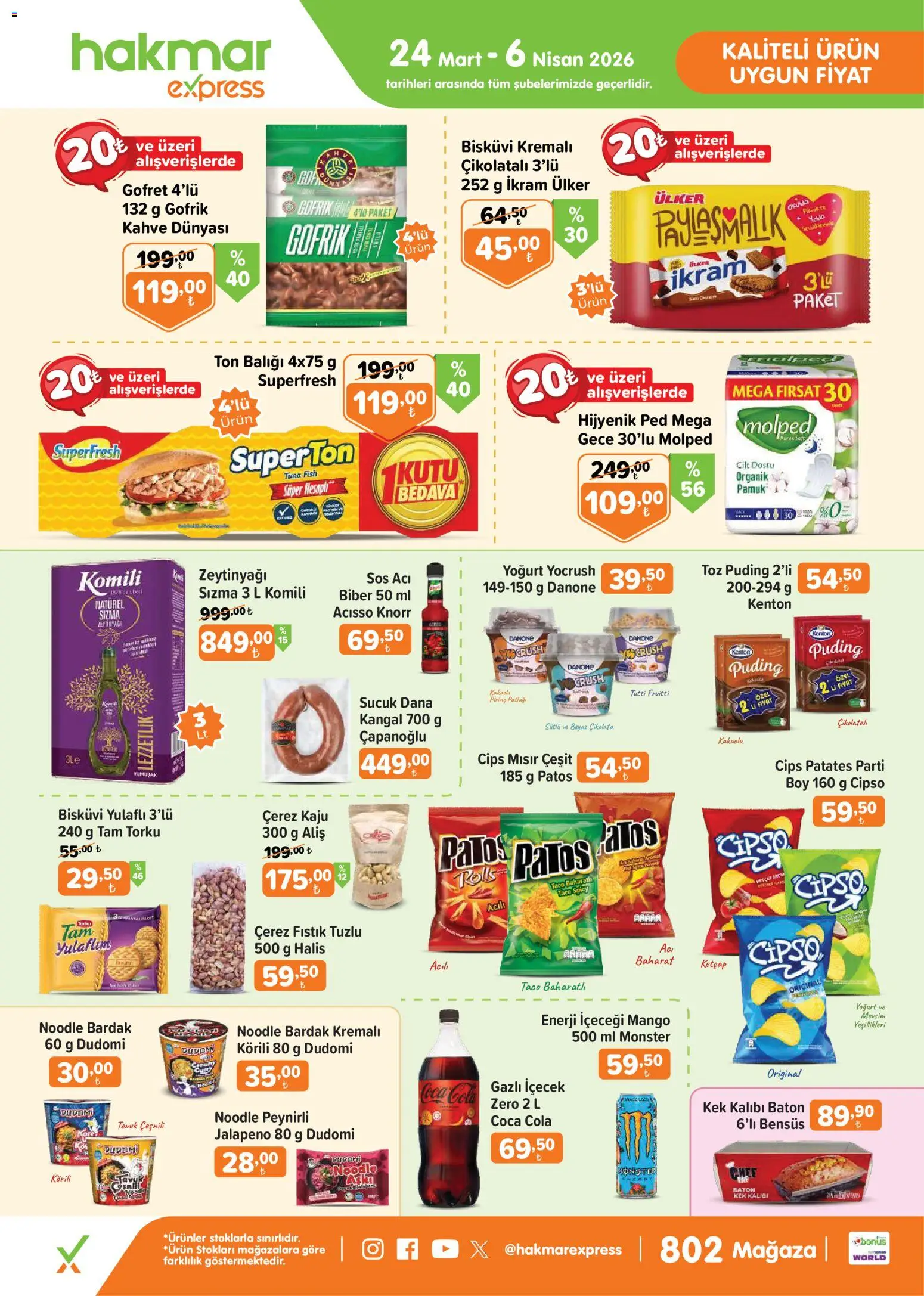 Hakmar Express Hakmar Express - Salı Aktüel Ürünler 24.03.2026 - Broşürünün önizlemesi