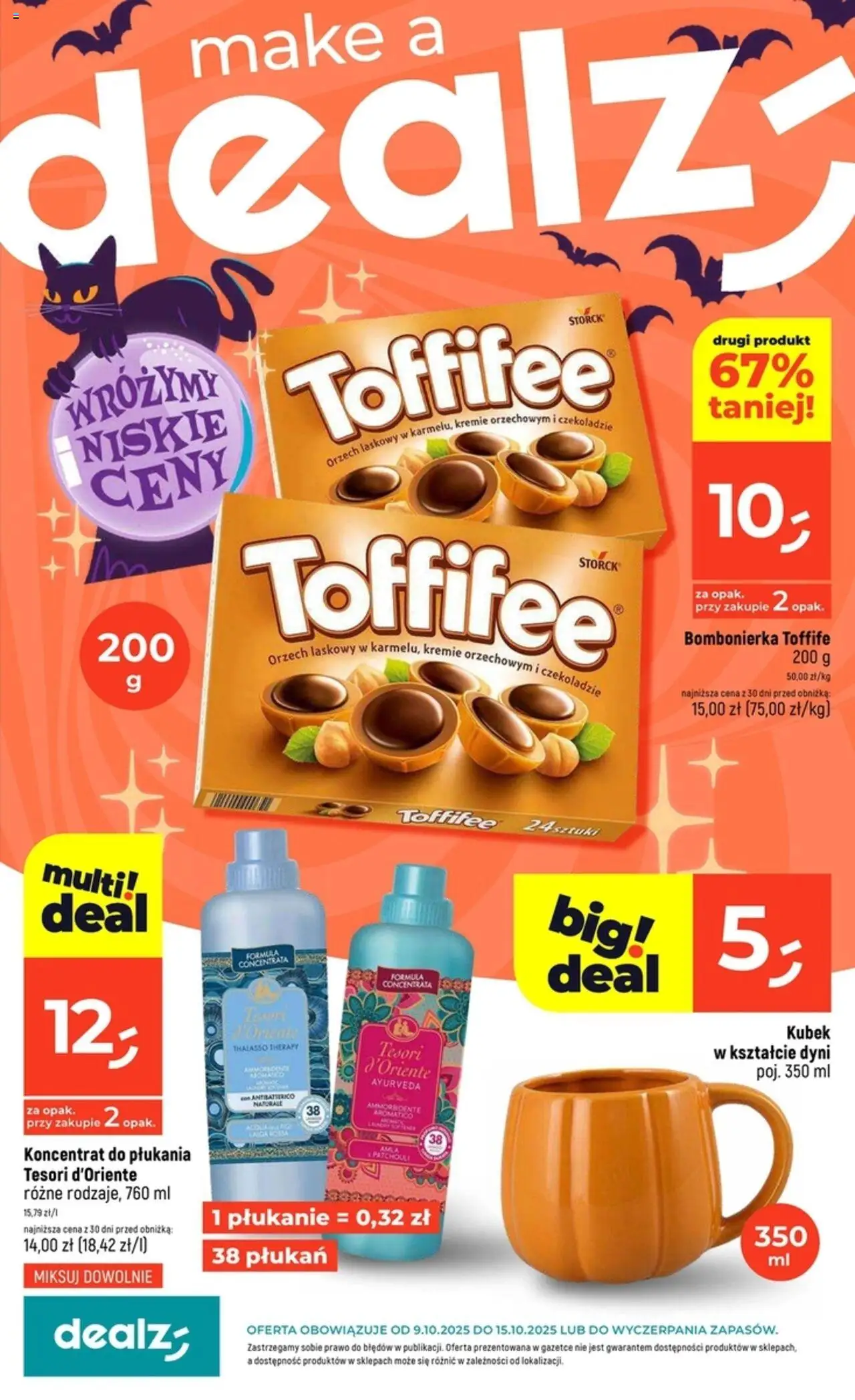 Dealz Gazetka od 09.10.2025 - Nowa Gazetka - Numer strony 1