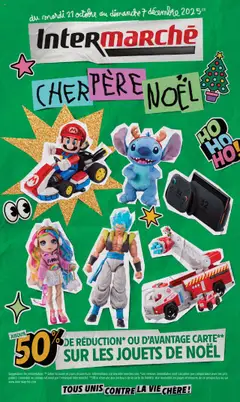 Prévisualisation de Découvrez les jouets de Noël du magasin Intermarché formulaire valide 21/10/2025
