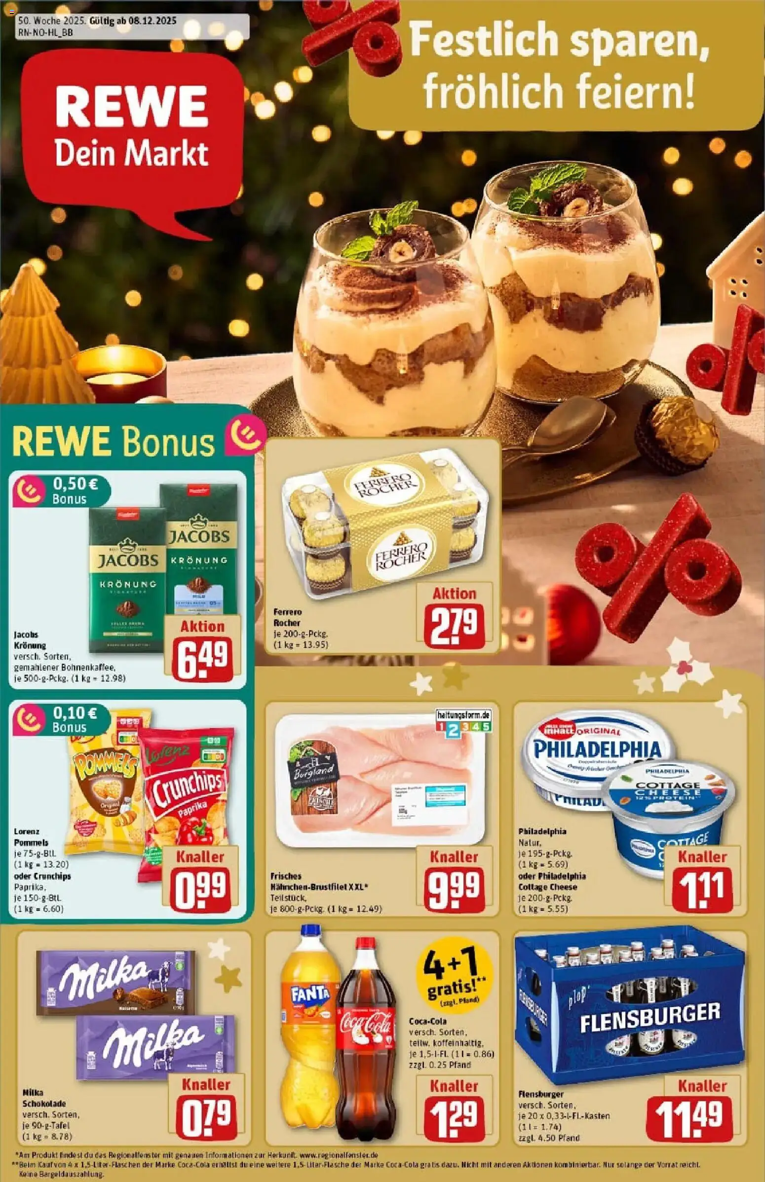 Vorschau von dem Prospekt des Geschäftes Rewe, gültig ab dem 07.12.2025