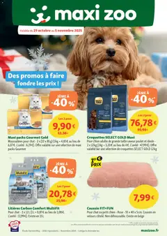 Prévisualisation de Catalogue du magasin Maxi ZOO formulaire valide 29/10/2025
