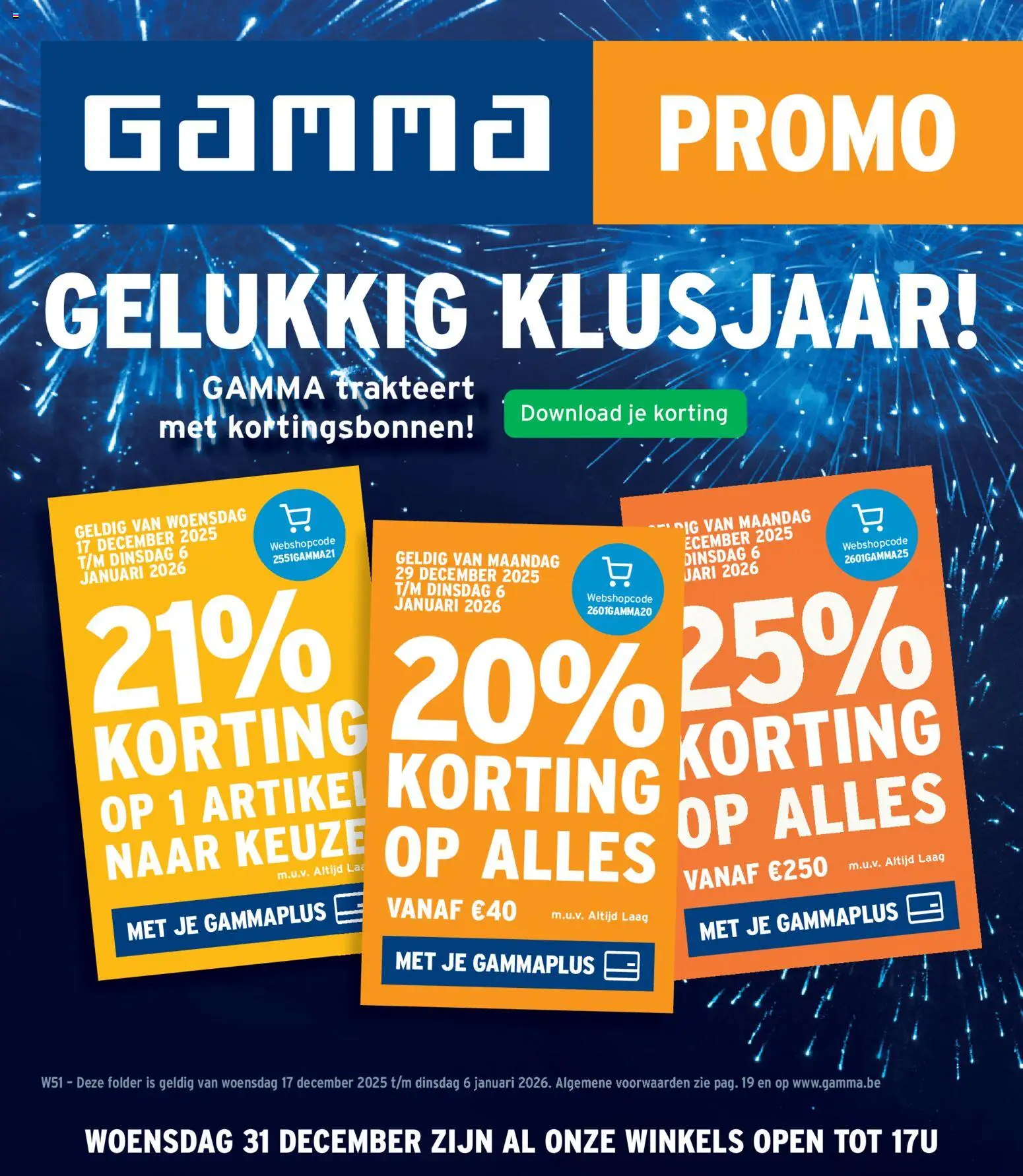 Voorbeeld van Folder van winkel GAMMA geldig vanaf 17/12/2025