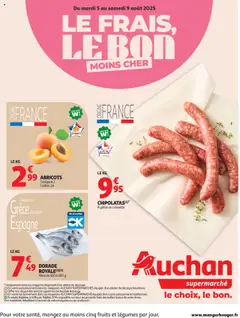 Prévisualisation de Le frais, le bon moins cher du magasin Auchan formulaire valide 05/08/2025