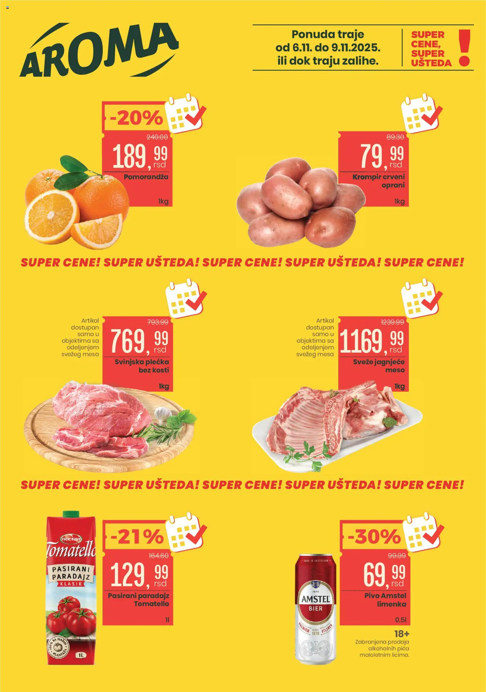 Pregled Aroma Market kataloga - važi od 06.11.2025