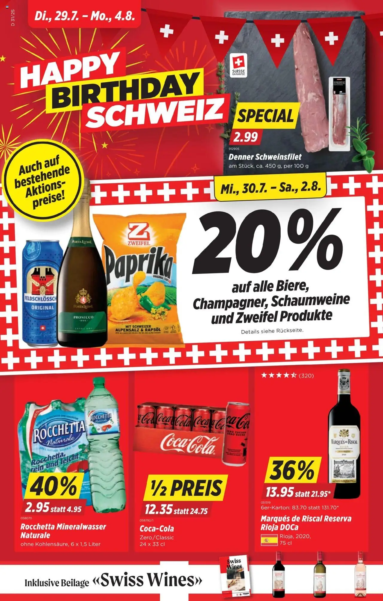 Denner Aktionen ab 29.07.2025 - Seitennummer 1