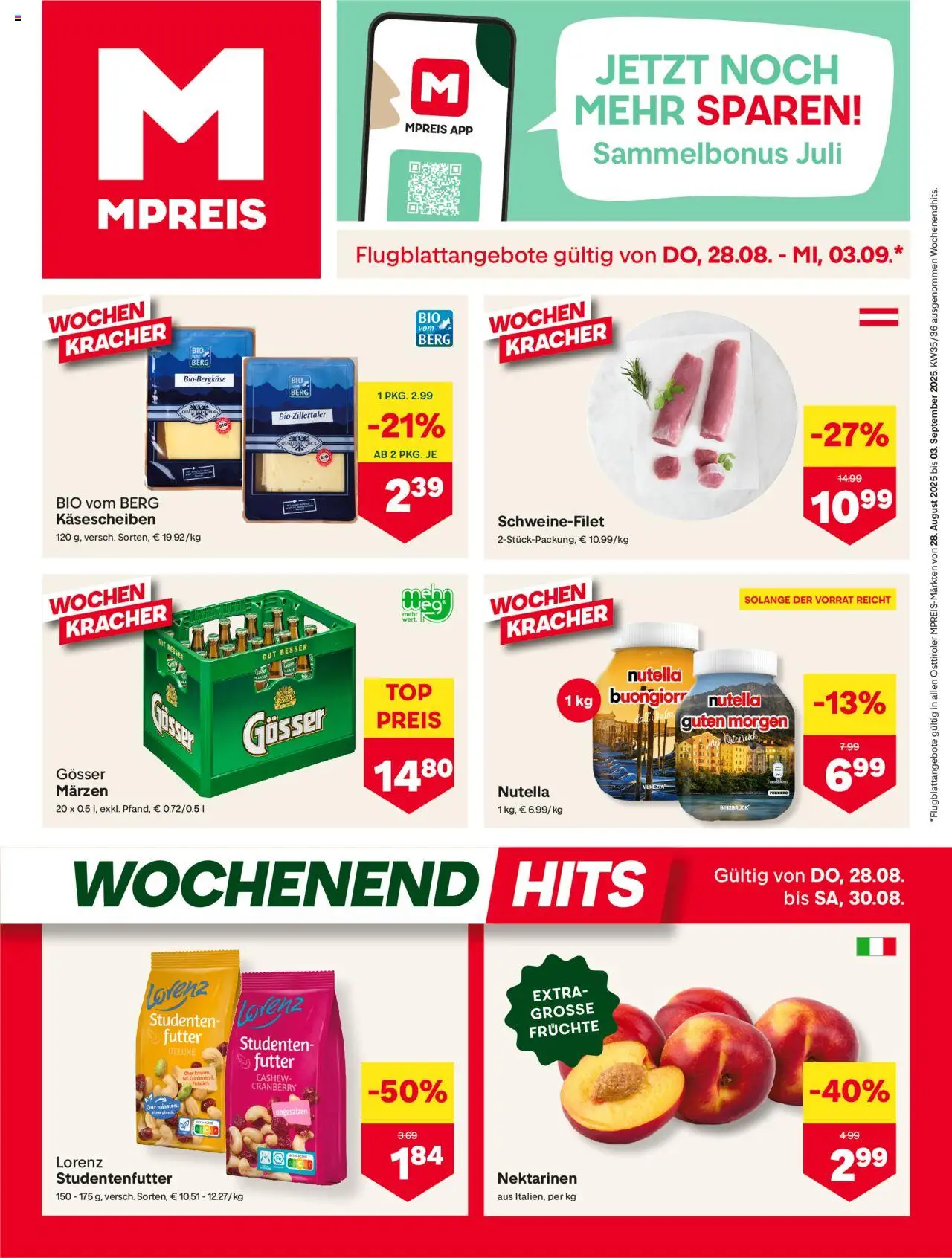  MPREIS Anras ab (28.08.2025 - 03.09.2025) - Seite 1