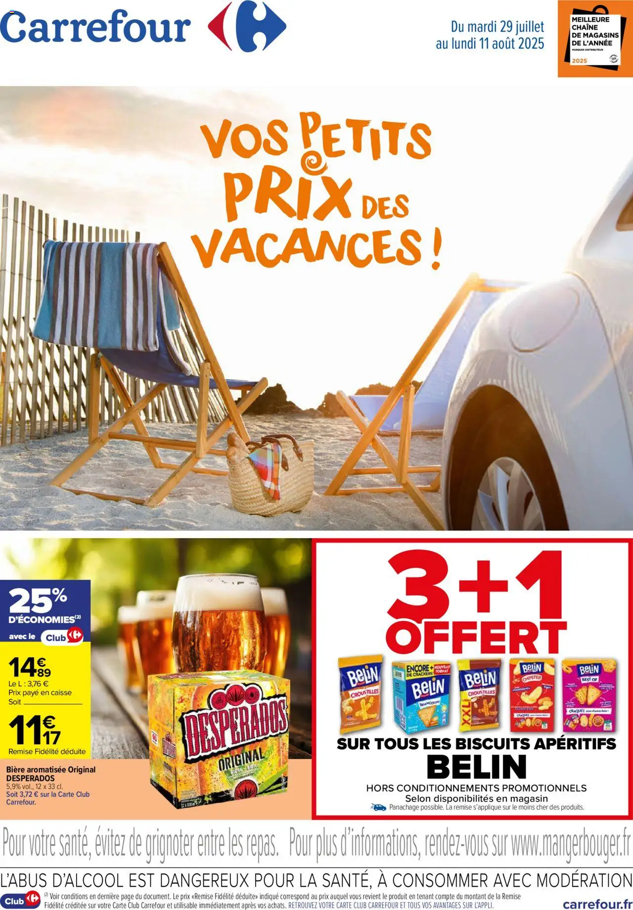 Catalogue Les petits prix des vacances de la boutique Carrefour valable du 29/07/2025 - Page numéro 1