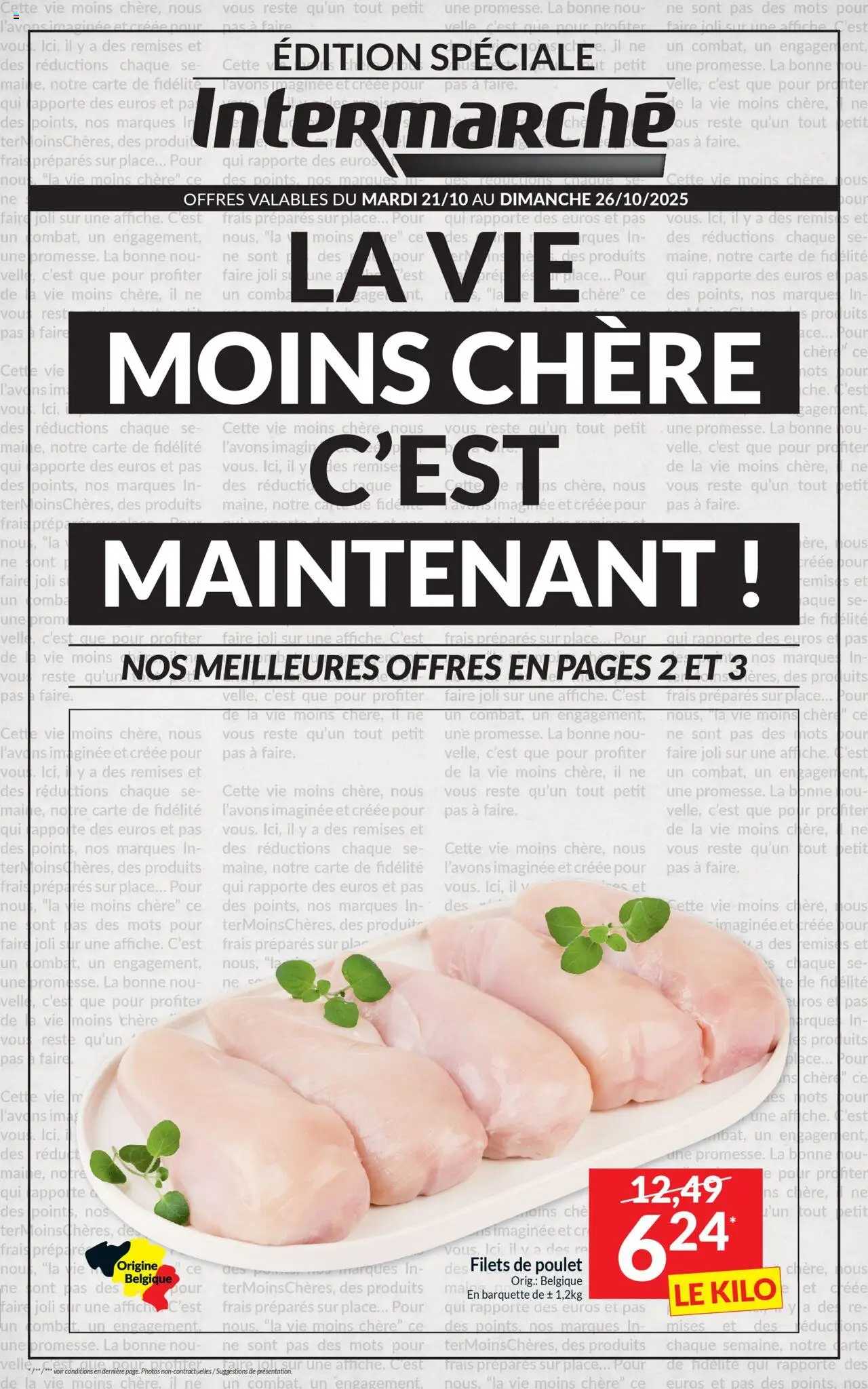 Intermarché shop Folder de la semaine 43 geldig vanaf 21/10/2025 - Paginanummer 1