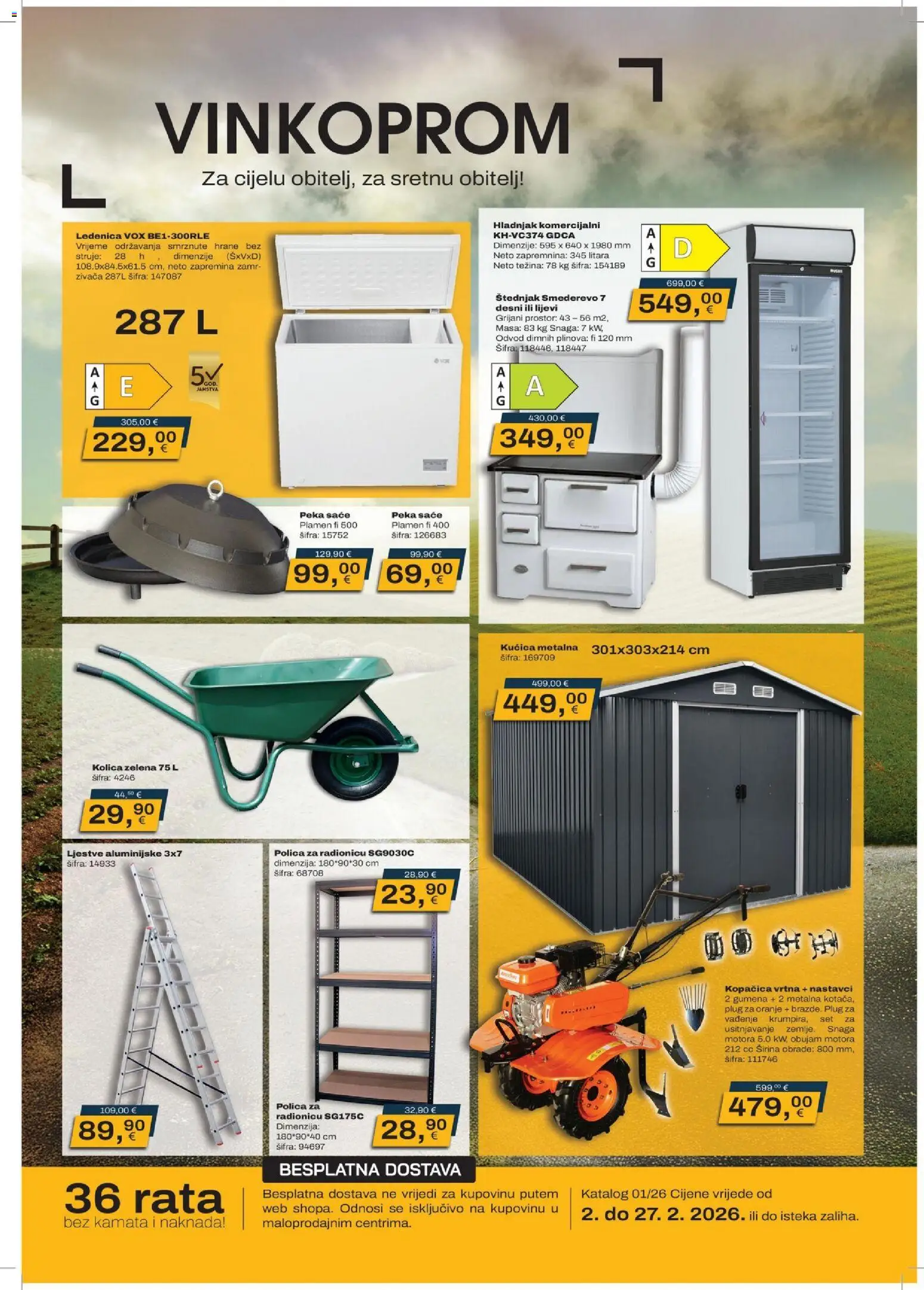 Pregled letka Katalog trgovine Vinkoprom vrijedi od 02.01.2026