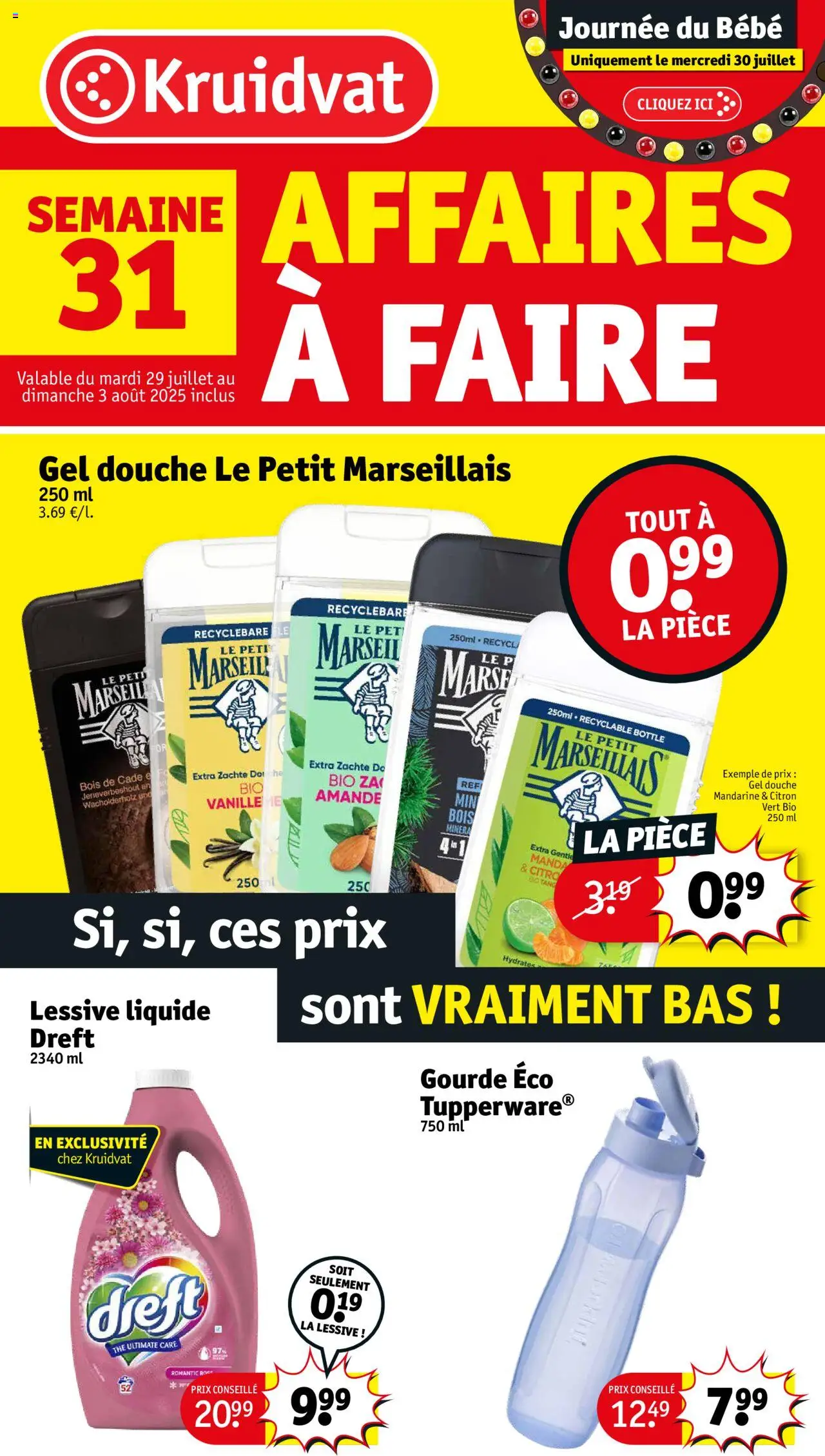 Kruidvat shop Folder de la semaine 31 geldig vanaf 28/07/2025 - Paginanummer 1