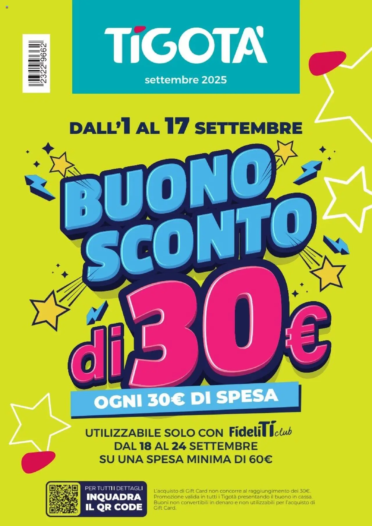 Volantino Tigotà valido da 01/09/2025 numero di pagina 1