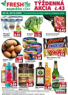 Náhľad Fresh letáku platného od 23.10.2025