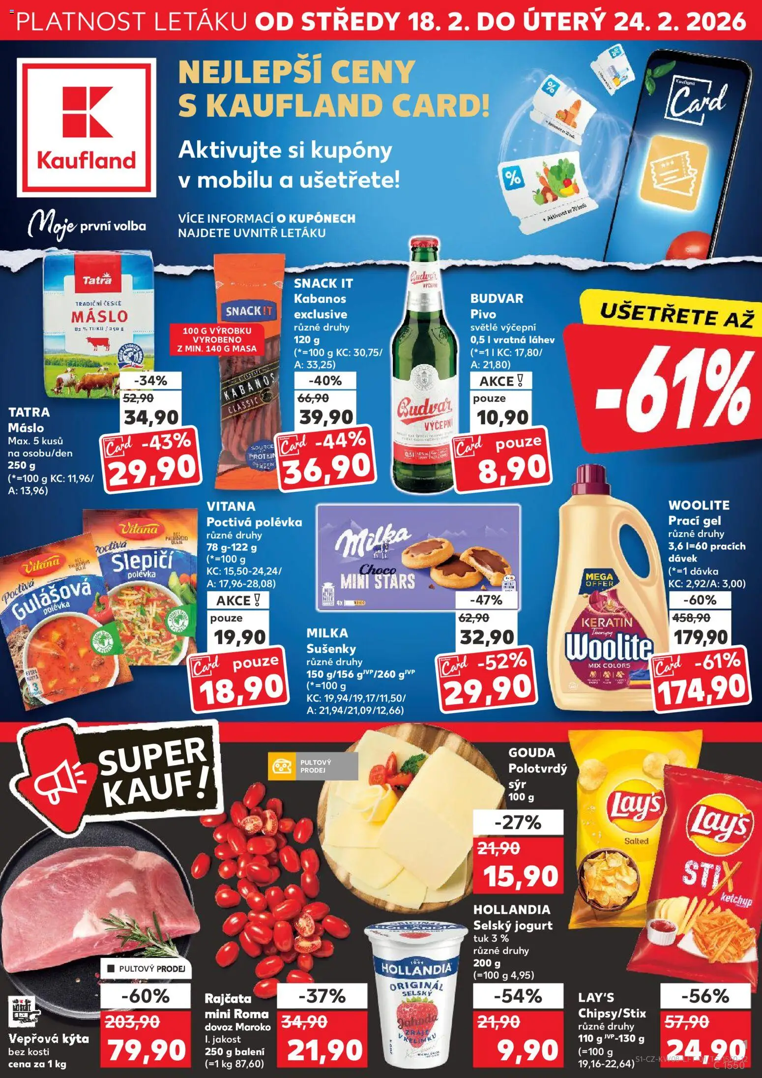 Náhled nabídky: Kaufland Leták - Praha 8 platný od 18.02.2026