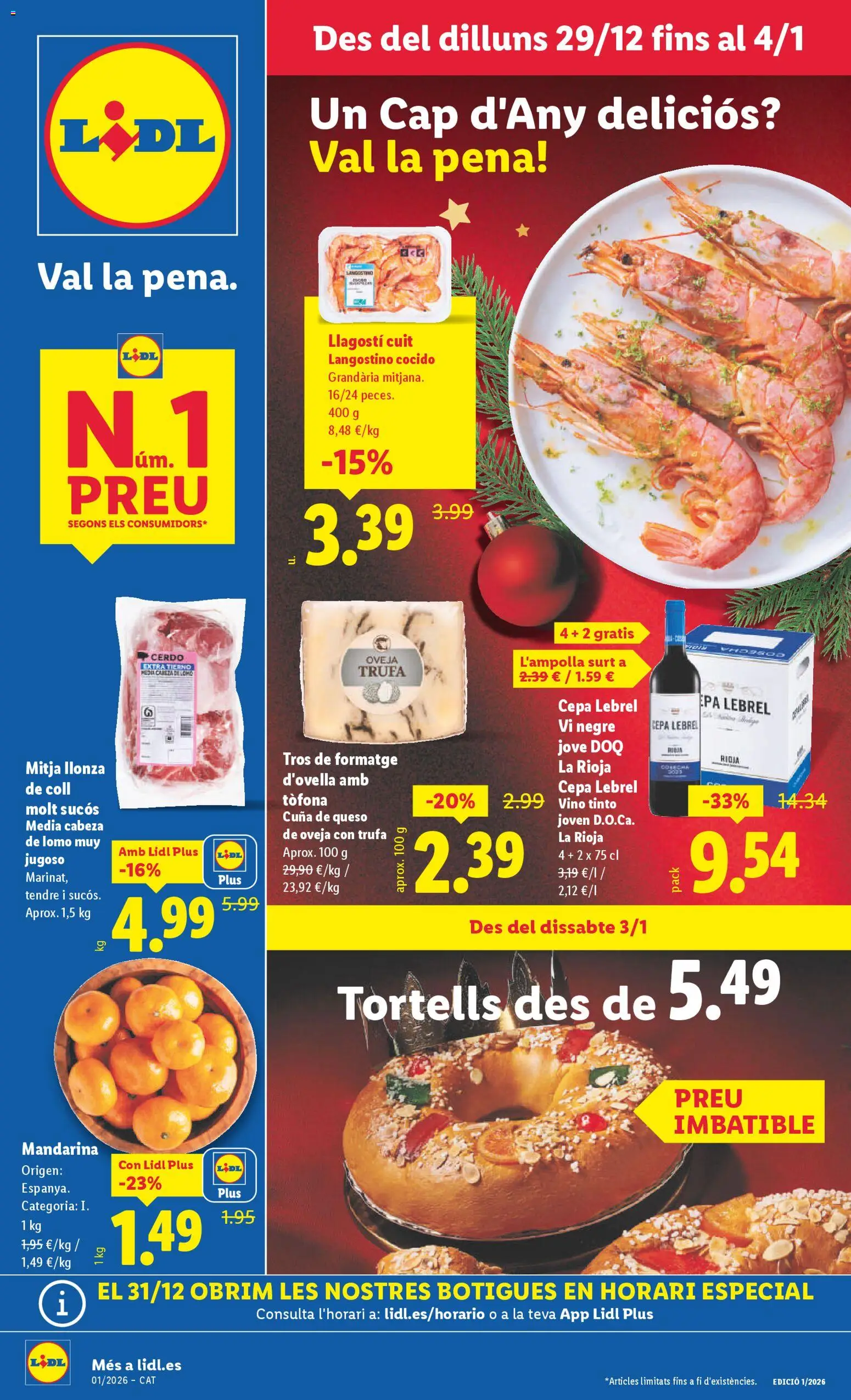 Vista previa del folleto de la tienda Lidl válido desde el 29/12/2025 