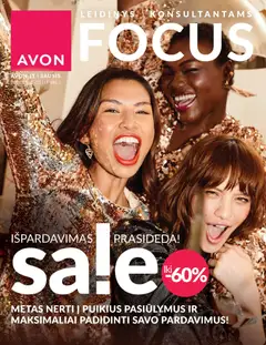 AVON parduotuvės leidinio Leidinys - Konsultantams FOCUS galiojančio nuo 2025.12.01 peržiūra