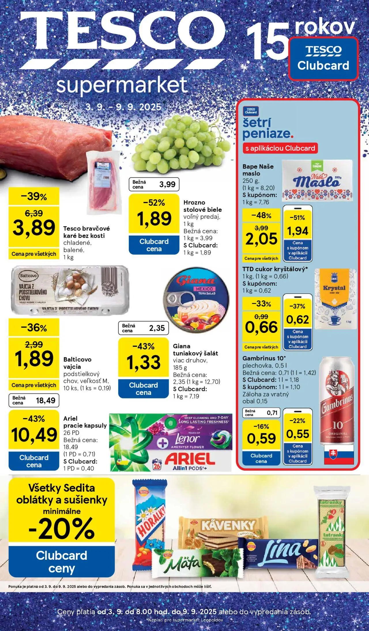 Tesco leták od 03.09.2025 - Supermarket Online