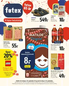 Eksempel på tilbudsavis Tilbudsavis fra butik Føtex gyldig fra 19/09/2025