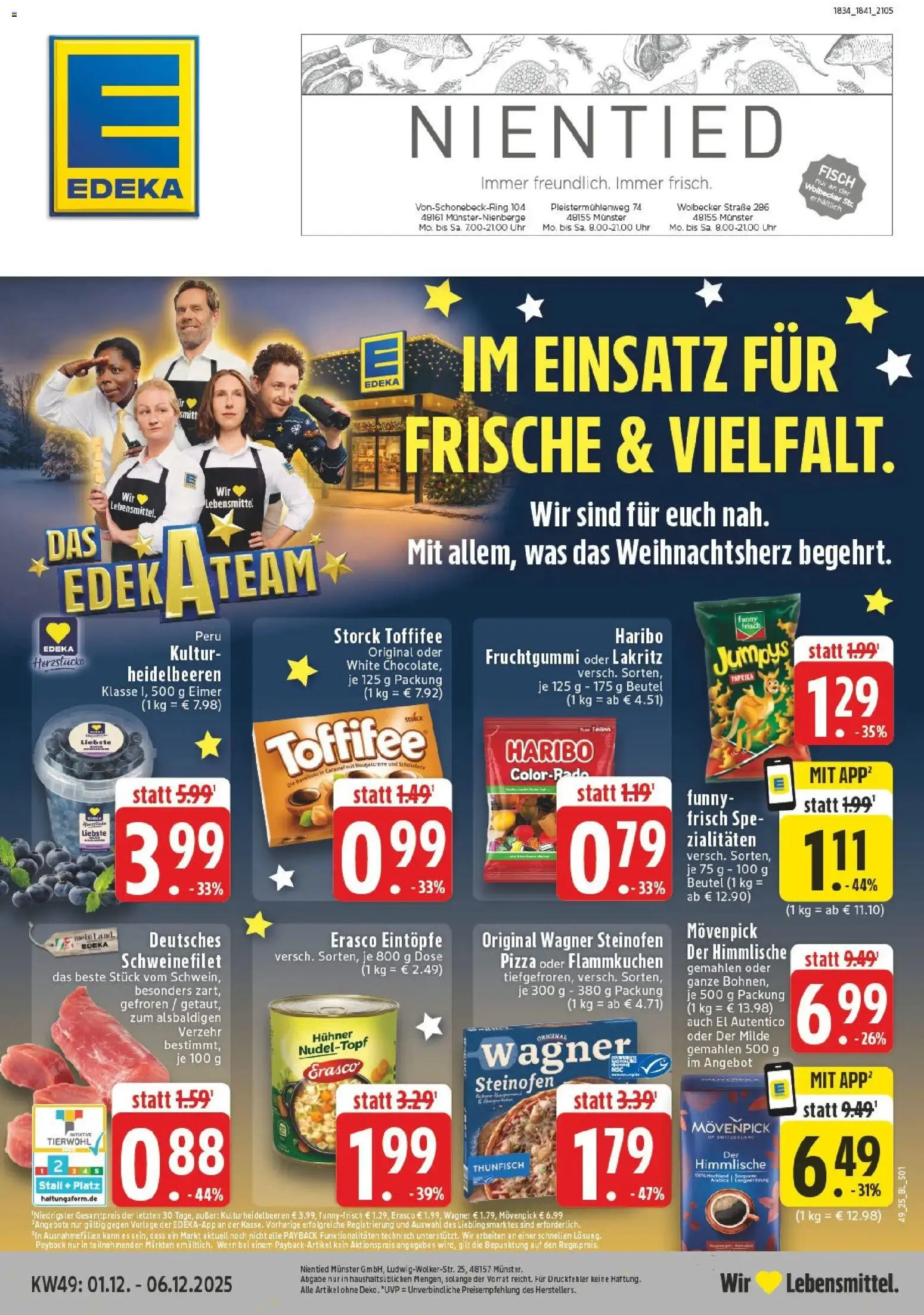 Vorschau von dem Prospekt des Geschäftes Edeka, gültig ab dem 30.11.2025
