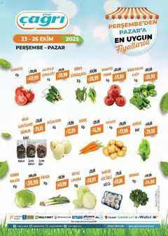 Çağrı Market Manav Katalog 23.10.2025 - Broşürünün önizlemesi
