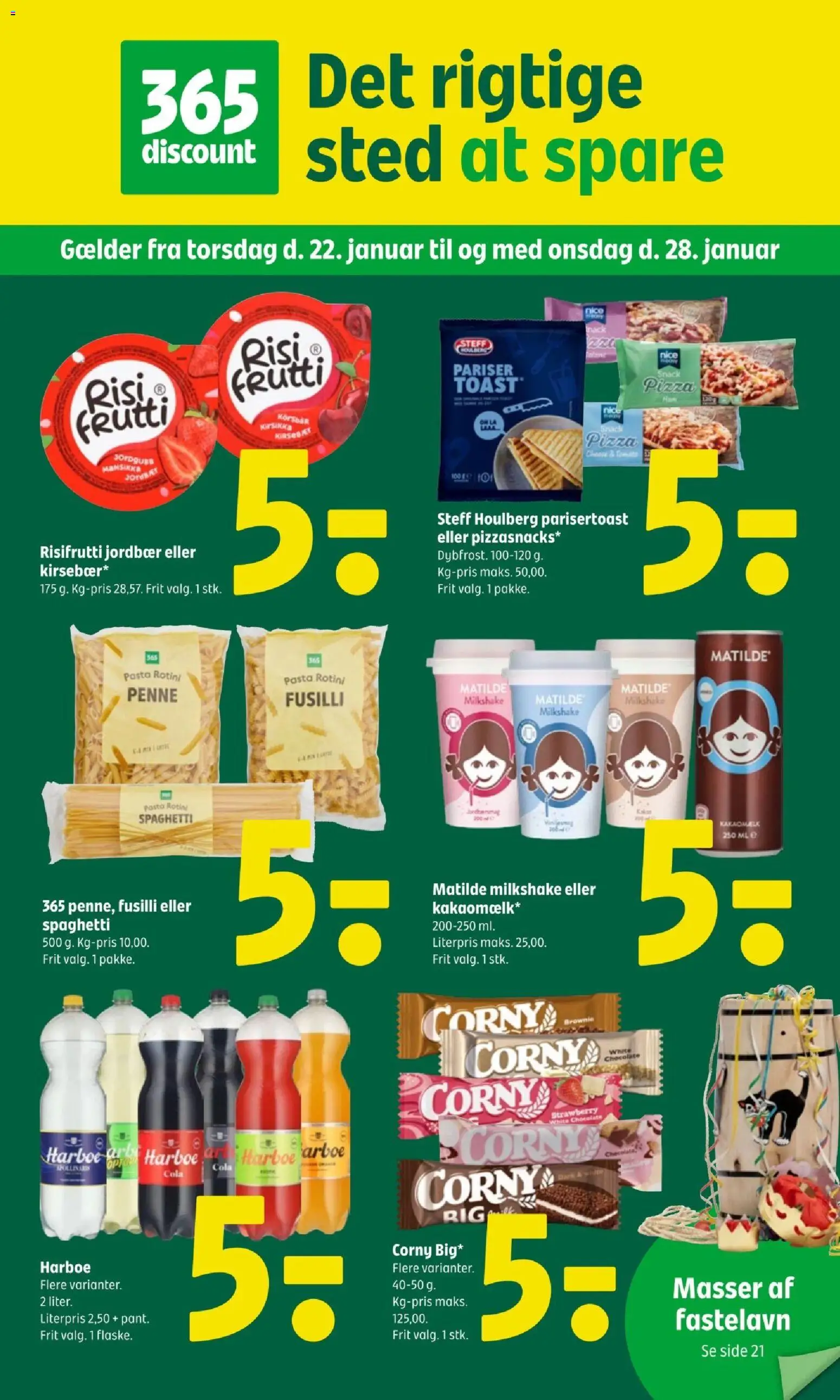 Eksempel på tilbudsavis Tilbudsavis fra butik Coop 365 gyldig fra 22/01/2026