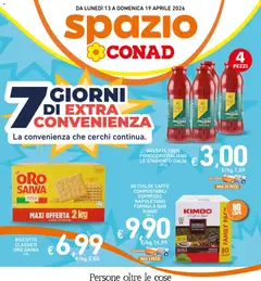 Anteprima dell'opuscolo Spazio Conad volantino Extra Convenienza dal negozio Spazio Conad valido da 13/04/2026